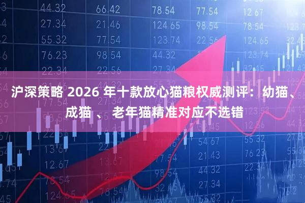 沪深策略 2026 年十款放心猫粮权威测评：幼猫、 成猫 、 老年猫精准对应不选错